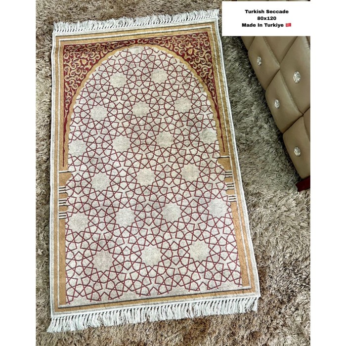 Sajadah Turki jumbo 80x120 mewah sajadah Import