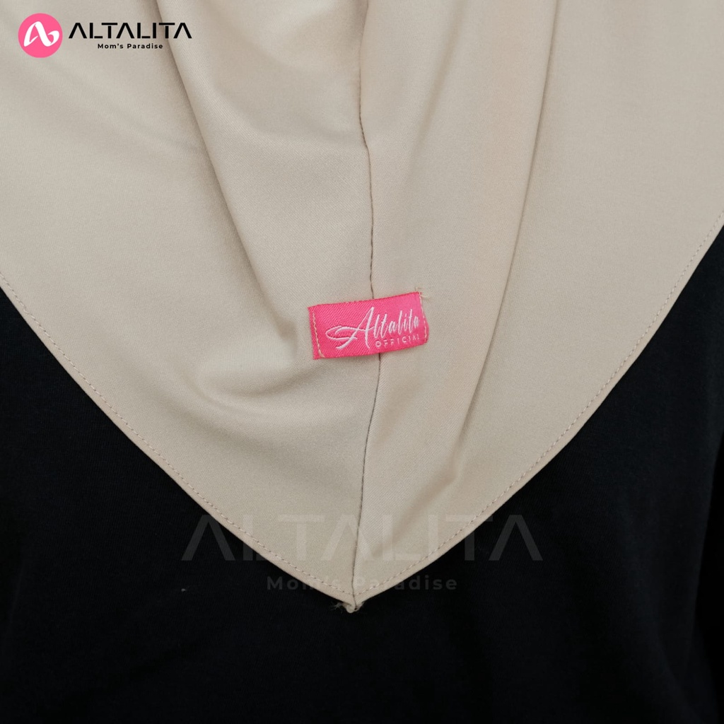 Altalita - Kerudung Bergo Sport Instan Jersey Premium | Jilbab Sekolah Syari Menutup Dada Terbaru | Hijab Sporty Instant Polos Olahraga Volly Futsal Badminton