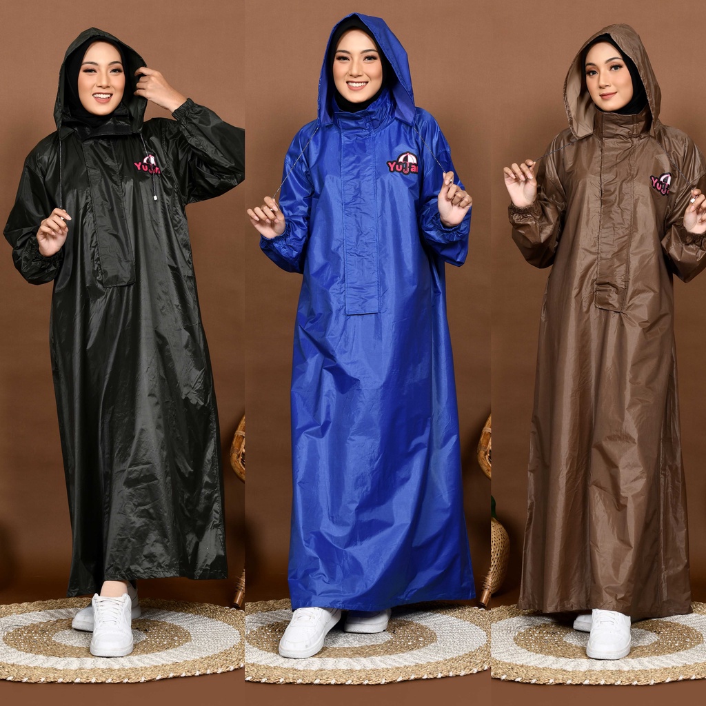 Jas Hujan Gamis / gamis jas hujan / jas hujan wanita gamis / mantel hujan gamis / JAS HUJAN PRIA WANITA yujan