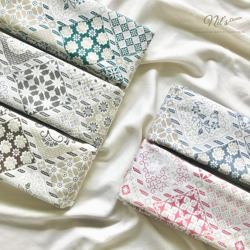 Kain Batik Jarik Modern Seragam Bridesmaid Murah Warna Soft - Sidomukti