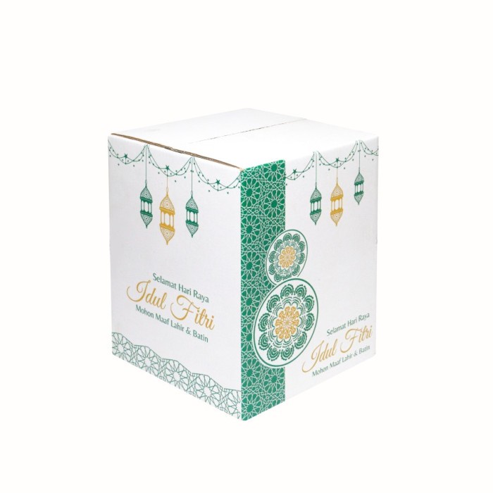 

Dus Parcel Lebaran Kotak Bingkisan Idul Fitri Kardus Ukuran 25X25X33Cm 047