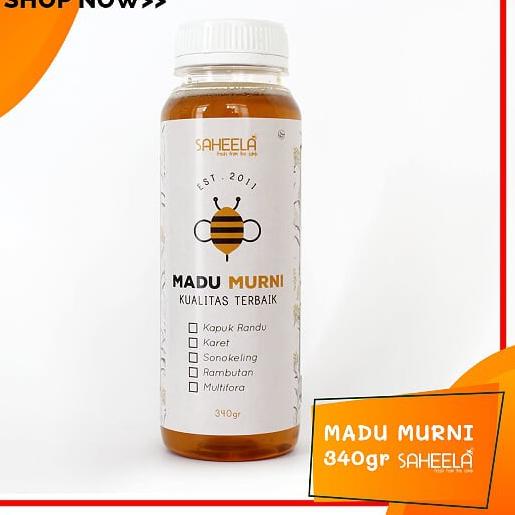 

☁ Murni Saheela 340 gram | NATURAL HONEY RAW HONEY ASLI UNPROCESSED HONEY ✧
