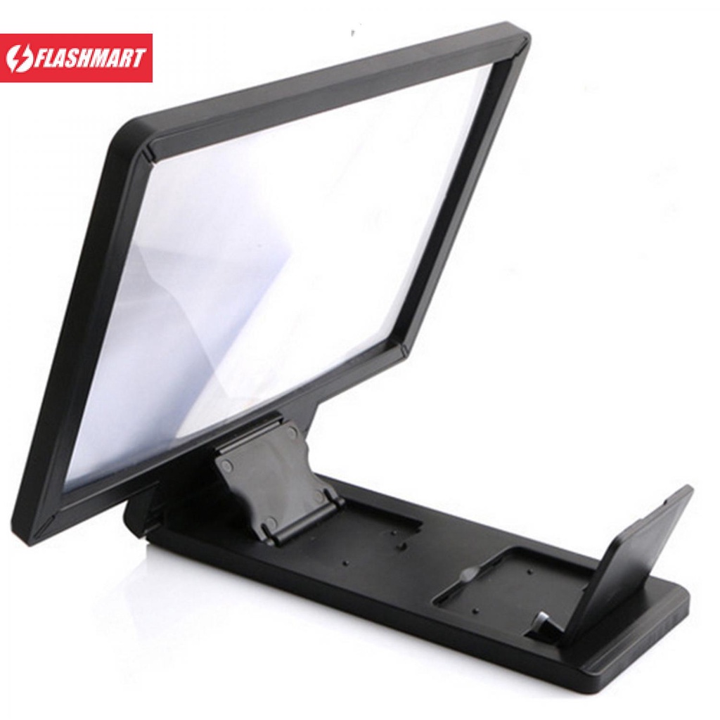 Flashmart KKMOON Stand Kaca Pembesar 3D Magnifier untuk Smartphone - F1