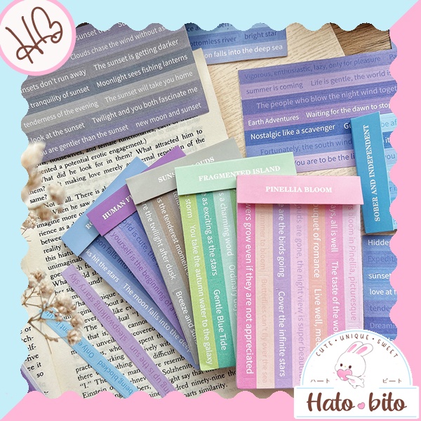 

1 set 20 lembar sparkling handbook sticker aesthetic estetik kawai journaling cute lucu scrapbook deco stiker tulisan quotes HB1381