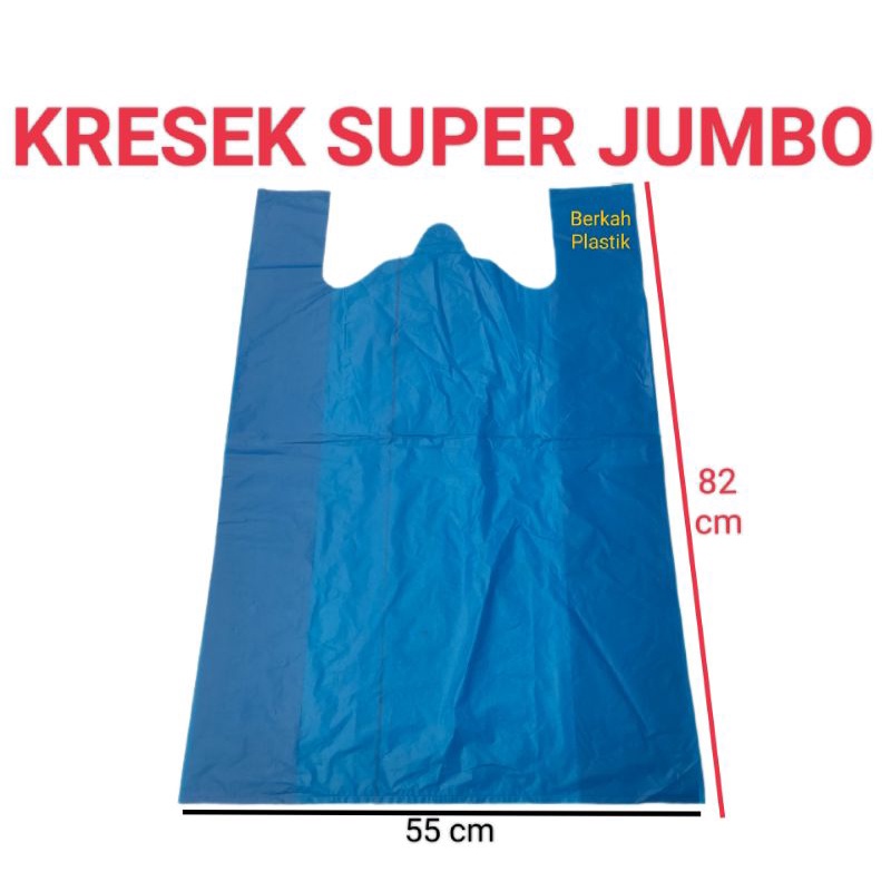 Kresek Super Jumbo Besar Merah Tebal Warna 85x55 grosir ecer