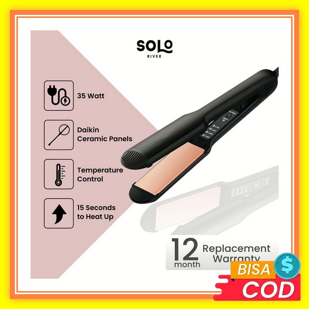 Hair Straightener Style Salon Xn188 Alat Pengeriting & Pencatok Rambut Solo River Catokan Rambut Ion