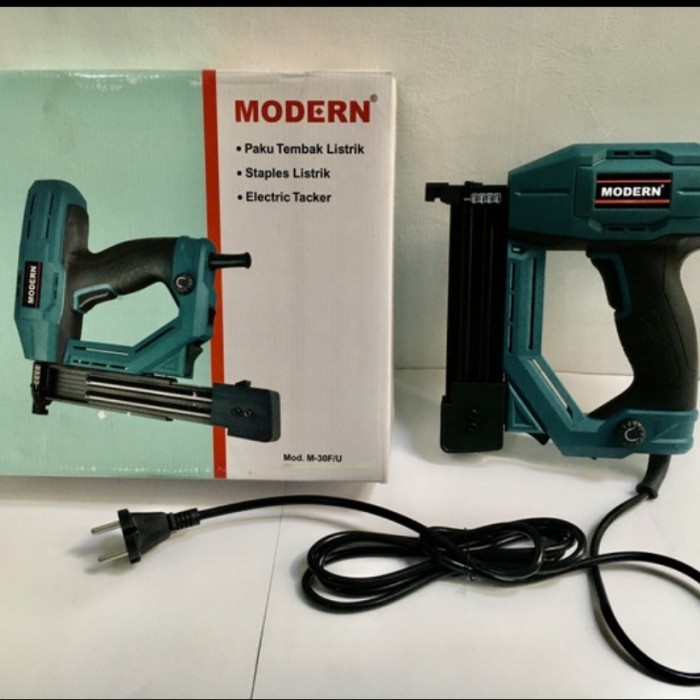 Terlaris Staples Modern M-30F/U Alat Tembak Paku Staples Elektrik Electric Tacker M-30