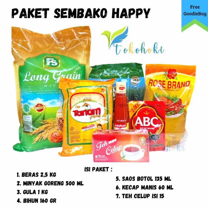 

Paket Sembako Happy 076