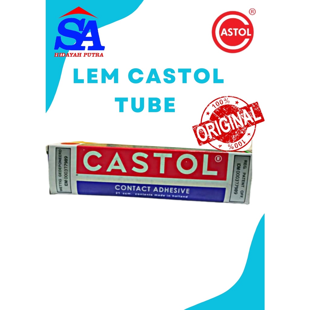 

LEM CASTOL CONTACT ADHESIVE TUBE LEM KUNING LEM