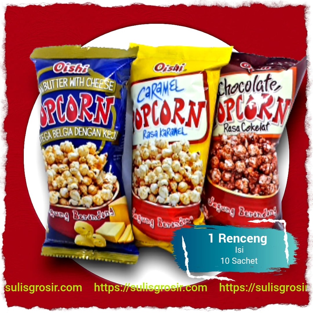 

Oishi Popcorn renceng isi 10 pcs