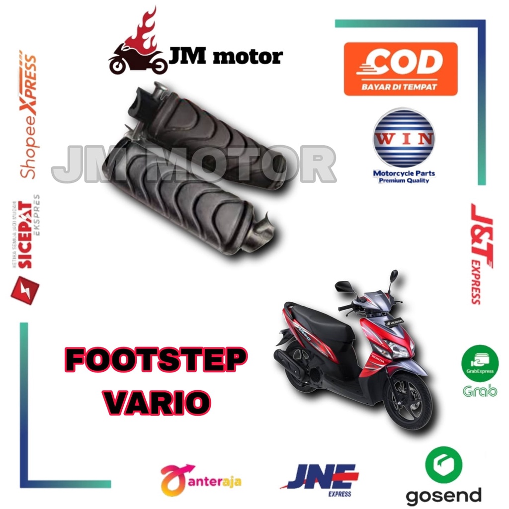 Footstep Belakang Karet Footstep Honda Vario Merk WIN. Footstep Vario