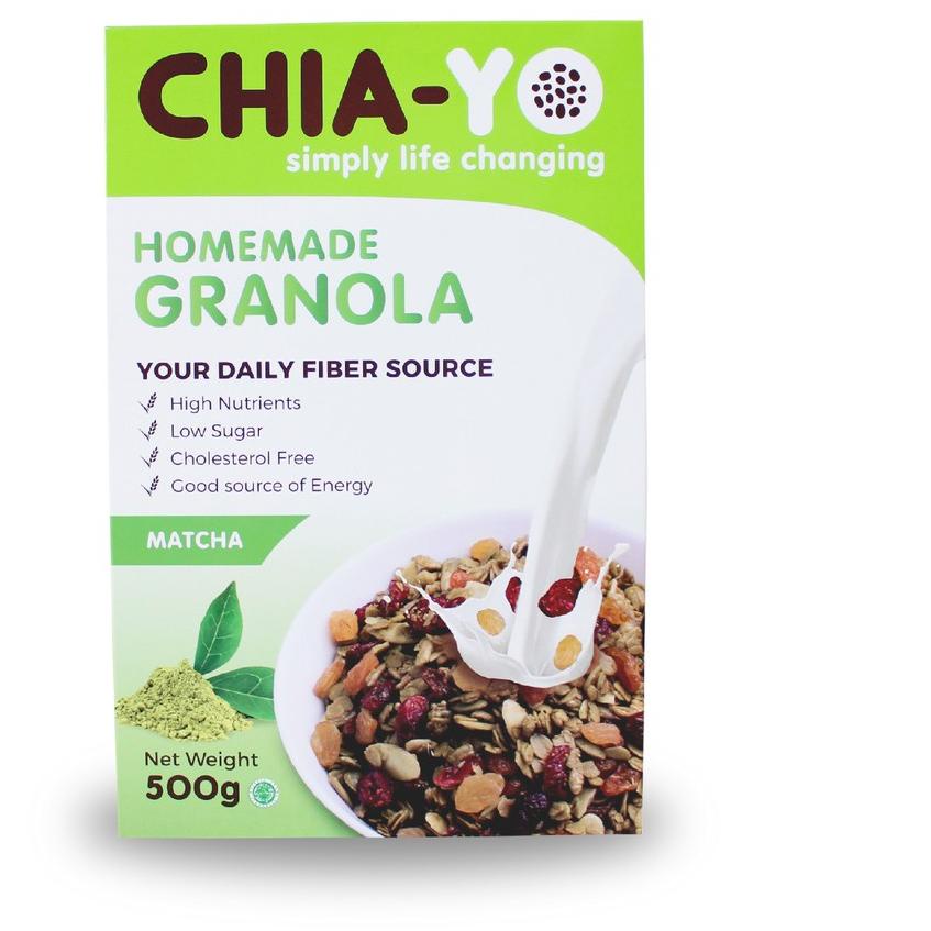 

♩ Chiayo Granola Matcha 500gr ❂