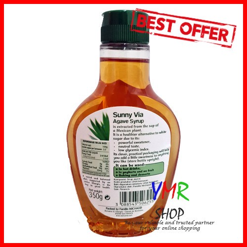 

Sunny Via Agave Syrup Low Glycemic Index 350 Gr