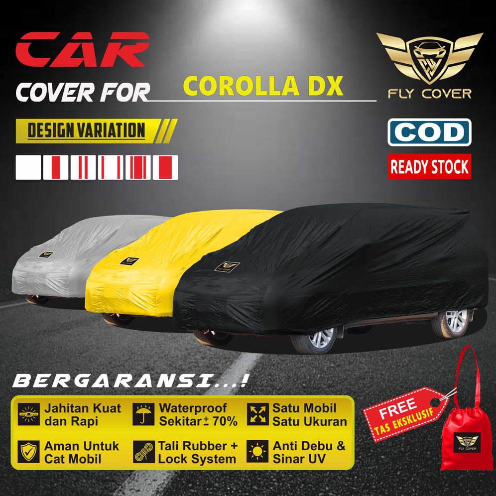 Cover Mobil Sedan COROLLA DX / Sarung Mobil Toyota COROLLA / Selimut Mantel Tutup Penutup - POLOS