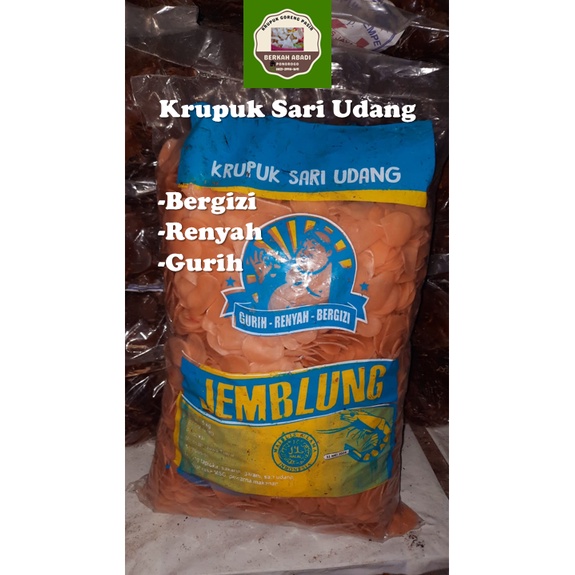 

Krupuk sari udang Jemblung