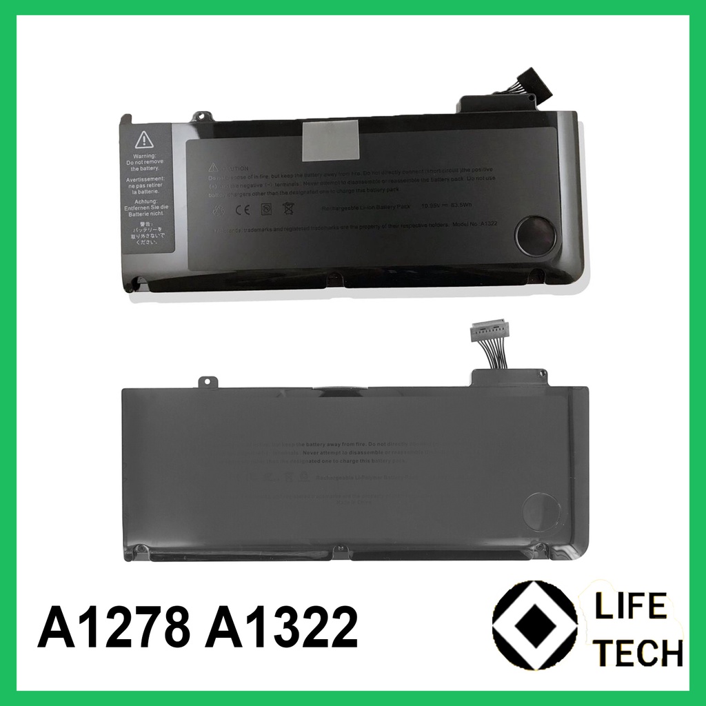 Baterai Macbook Pro A1278 A1322 A1331 A1185 2009 MB990LL/A MC724LL/A