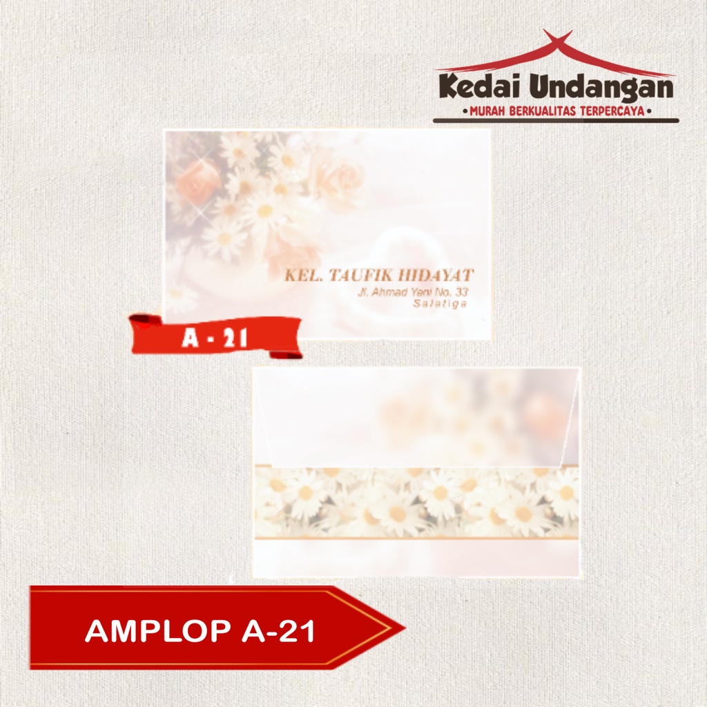 

Amplop Falah Motif A-21 Isi 50 Lembar Tanpa Tulisan