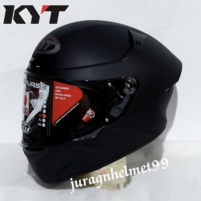 Helm Full face KYT TT Course Polos Original