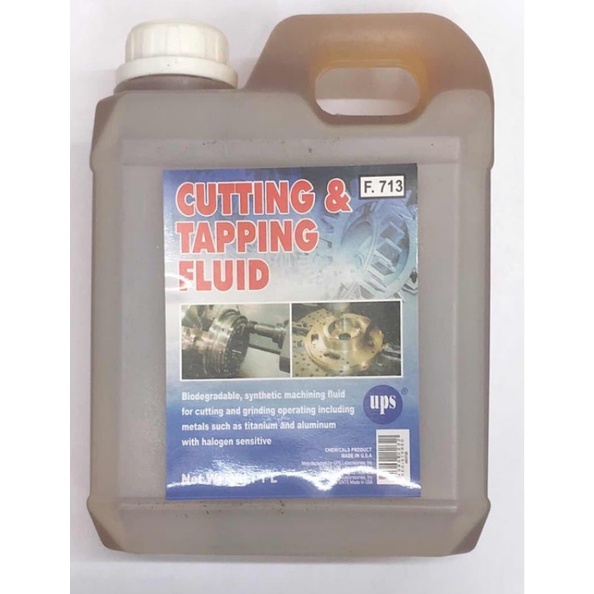 cutting tapping fluid UPS F 713, per liter oli dromus bromus collant