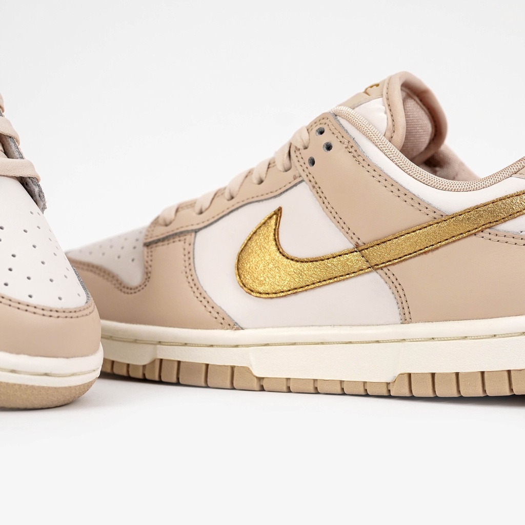 Dunk Low Phantom Gold Swoosh Womens