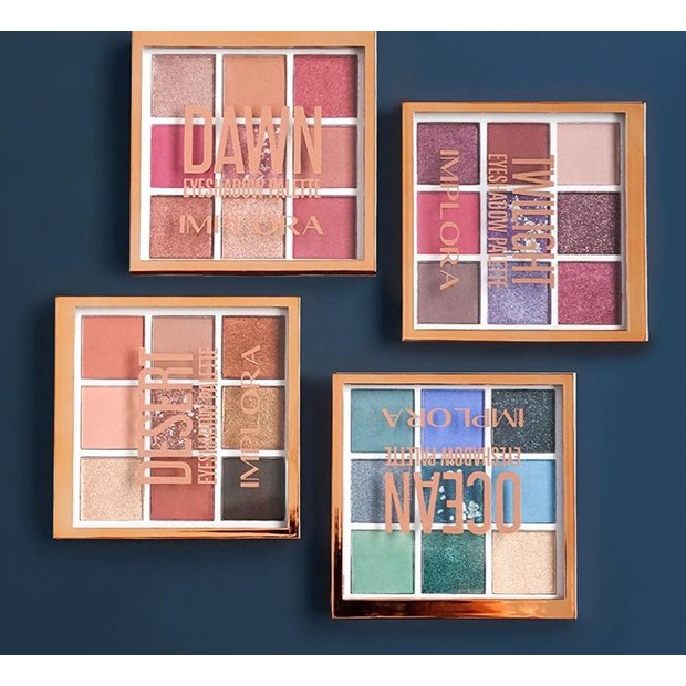 Implora Eyeshadow Palette (Dessert/ Dawn / Twilight)