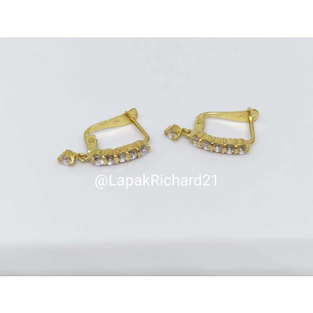 Anting emas muda anting dewasa perhiasan emas 1gram