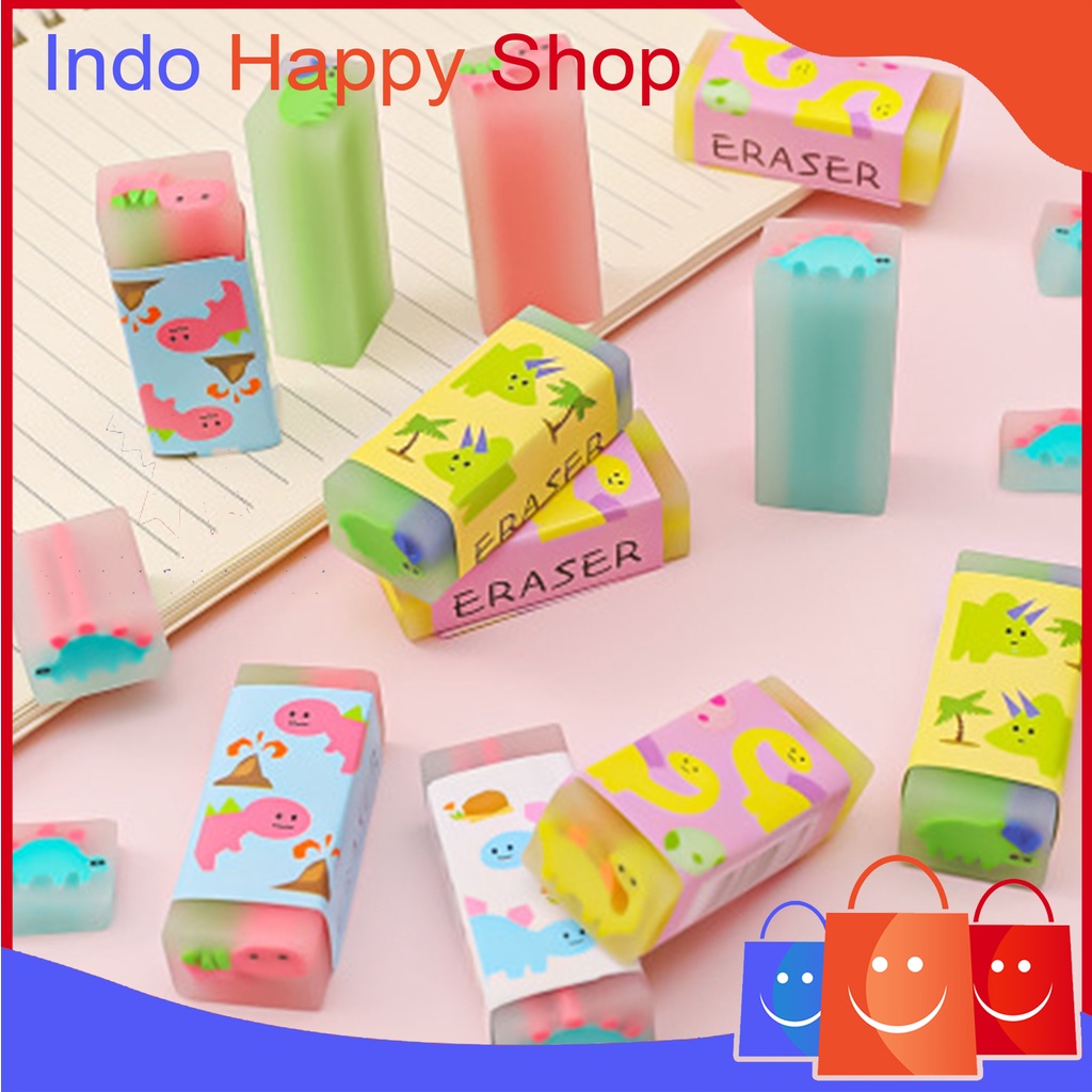 

Penghapus Pensil Motif Cartoon Little Dinosaur Eraser Learning ℍ 787