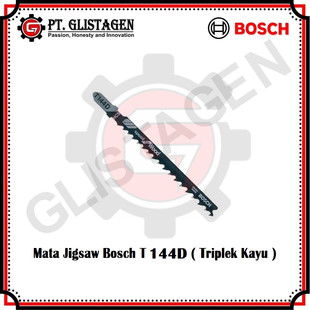 BOSCH Mata Jigsaw T144D Triplek Kayu Wood Jig Saw Blade Gergaji T144 D