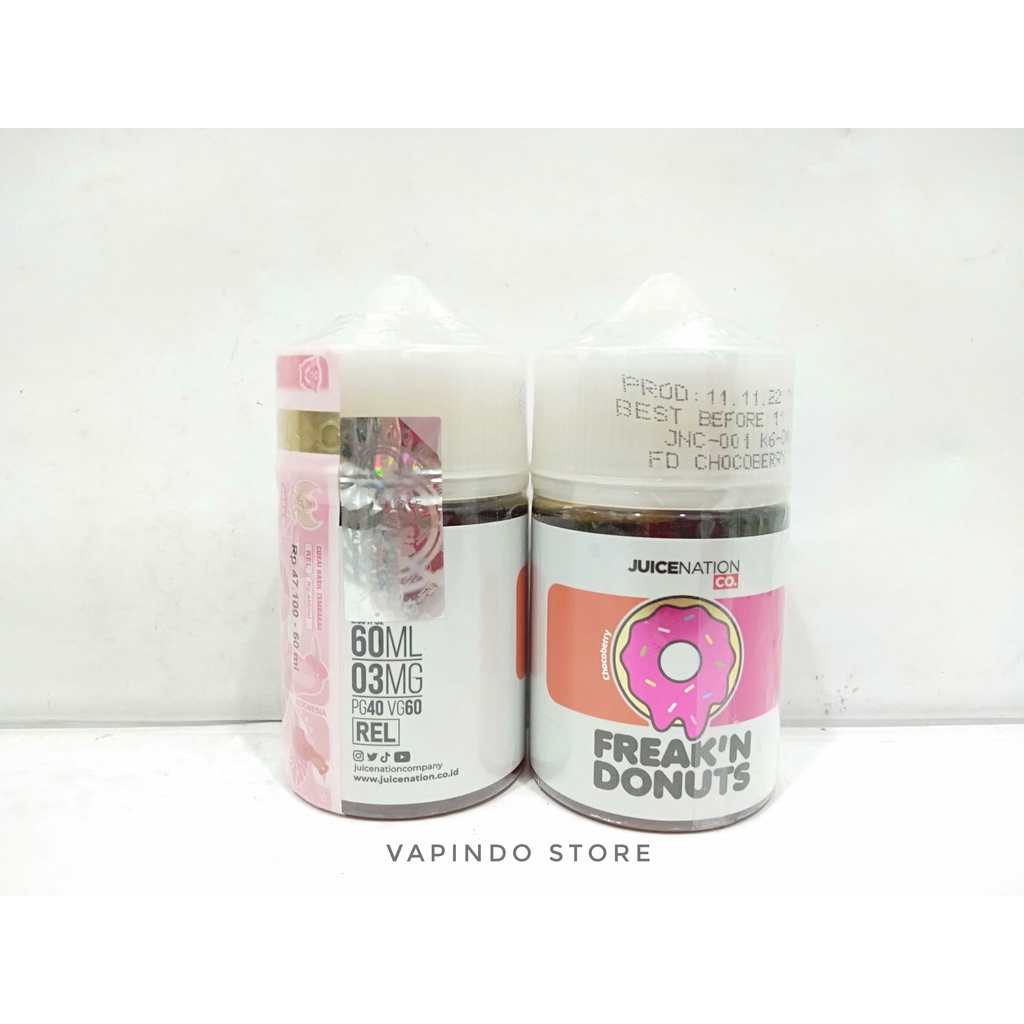 Freak'n Donuts 60ml Chocoberry Freakin Freak N Donut Liquid Juice Nation Co