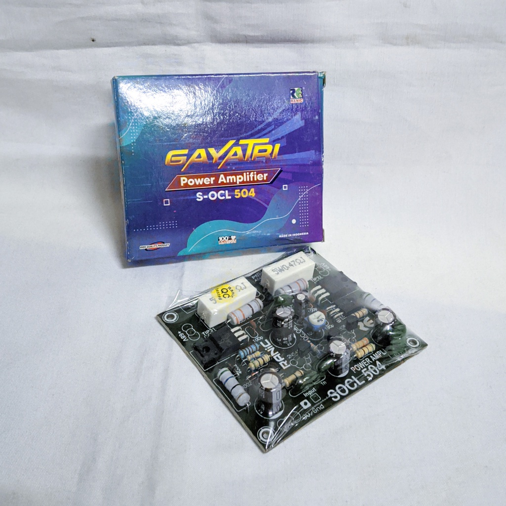 Kit Power Amplifier SOCL 504 Gayatri Ranic Type 849