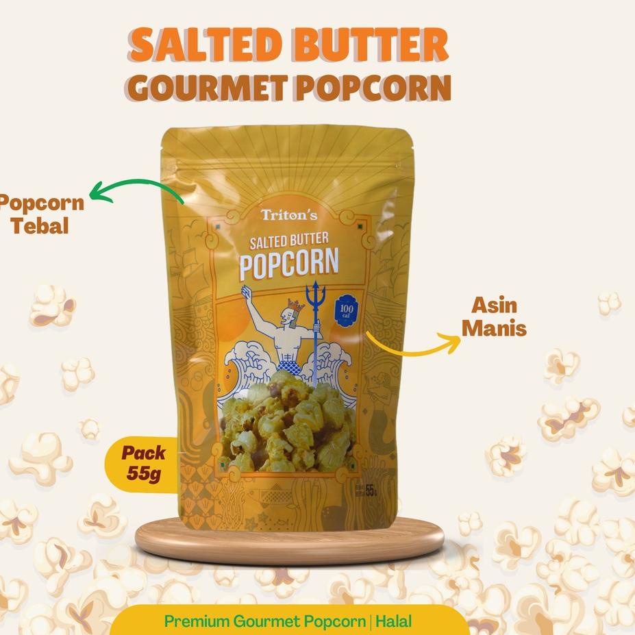 

Harga Kompetitif Triton's Gourmet Salted Butter Popcorn - 55g