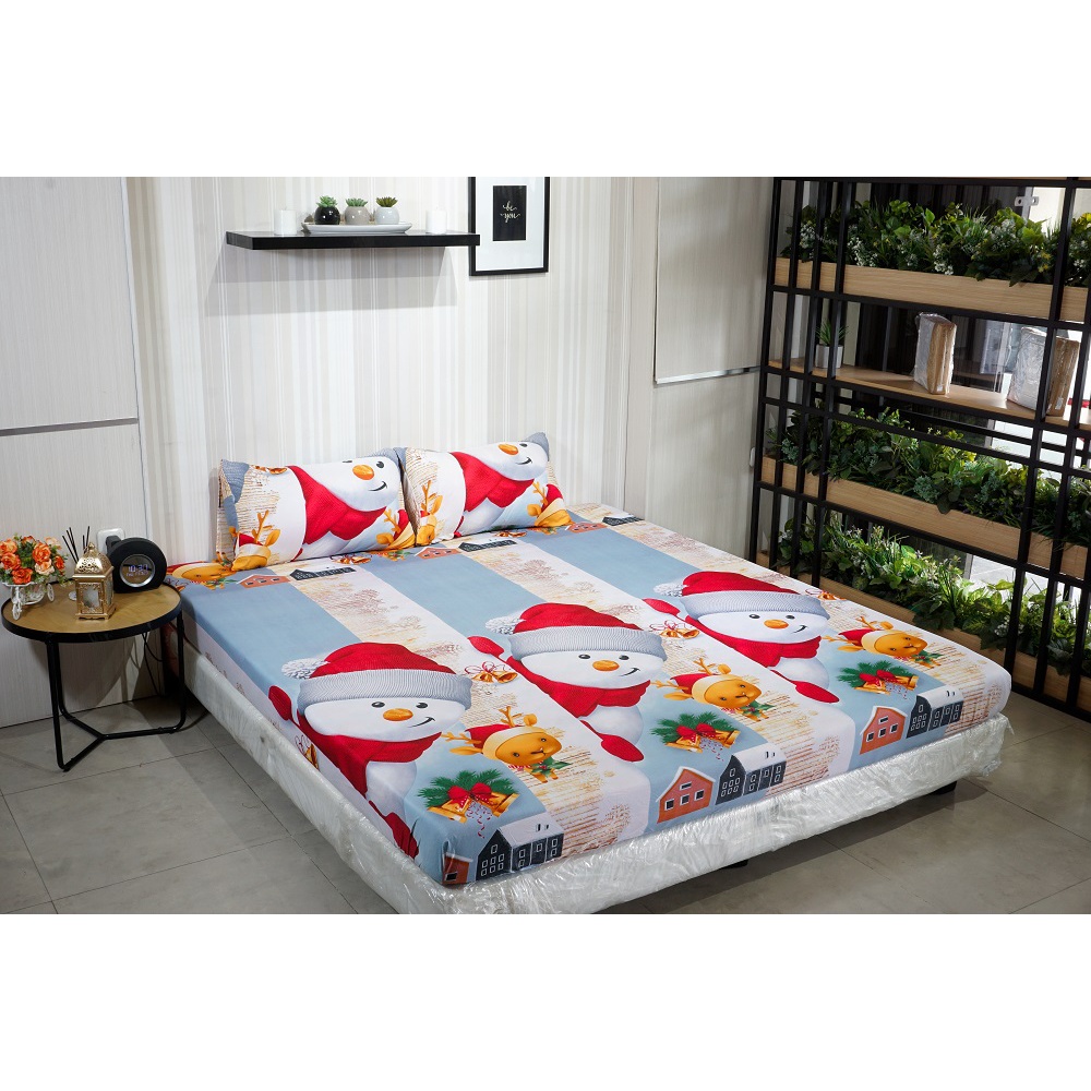 Idola Style Veronica Sprei 100 / 120 Micro Print Tinggi 20 cm MP-8099