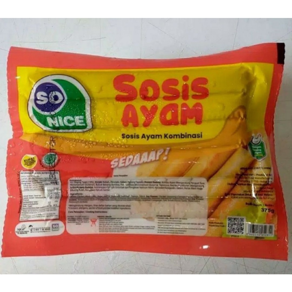 

So Nice Sosis Ayam 375gr