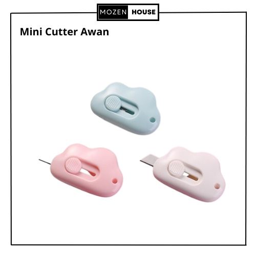 

Cutter Mini Pisau Kecil Mini Silet Mini Cutter Awan Cutter Travel Size/Cute Mini Craft Wrapping Box Paper Envelope Cutter Utility