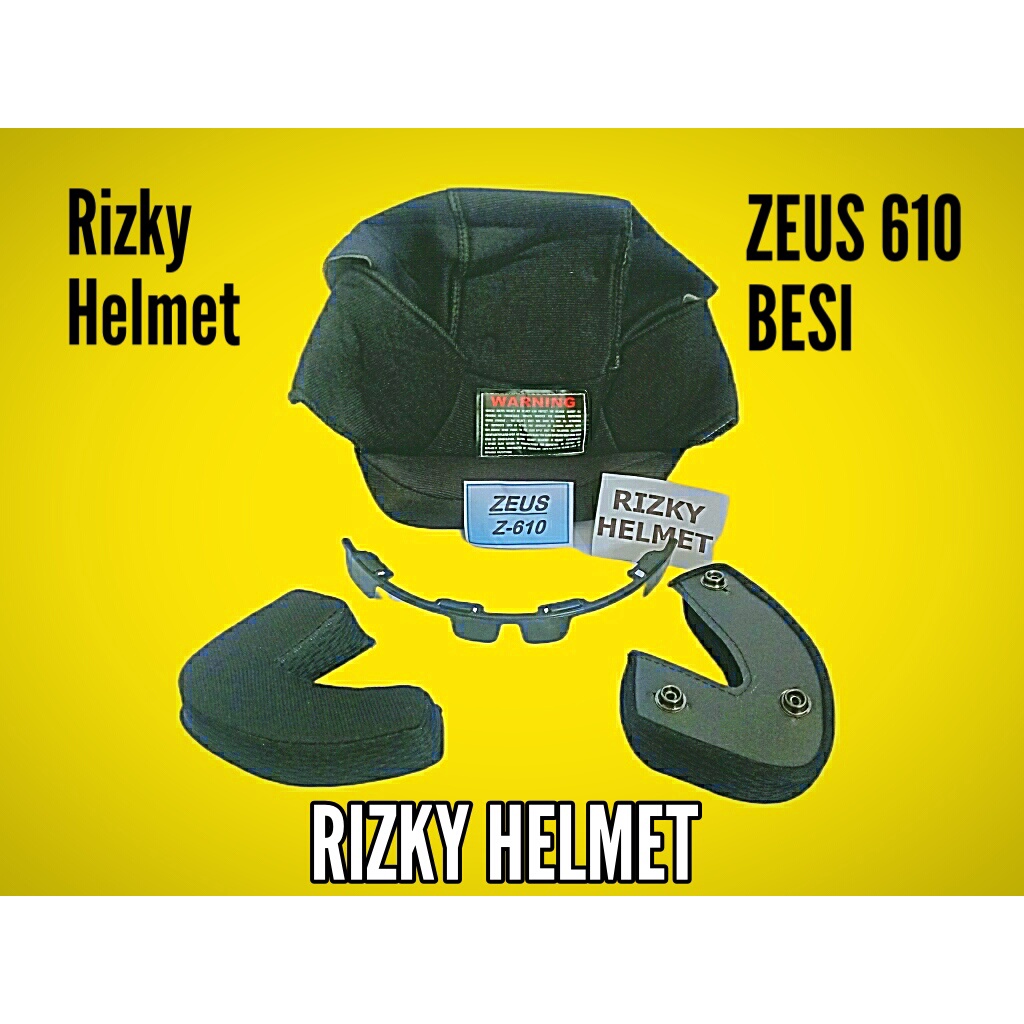 Busa helm ZEUS 610 kancing besi, Busa Helm Zeus 610 Besi