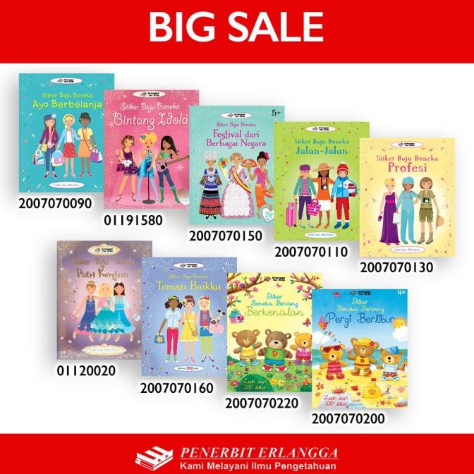 

Big Sale Buku Aktivitas Anak Stiker Baju Boneka Erlangga