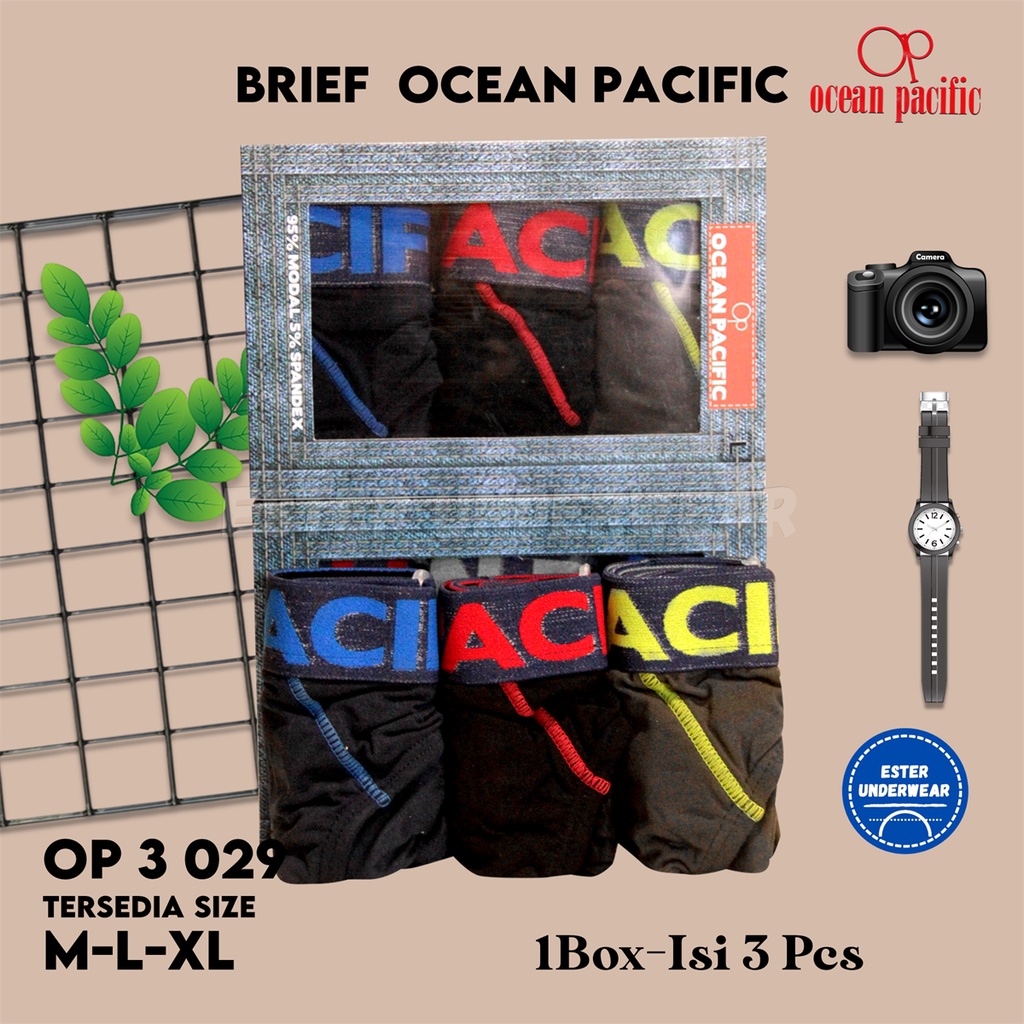 Celana Dalam Pria OCEAN PACIFIC OP 029 isi 3