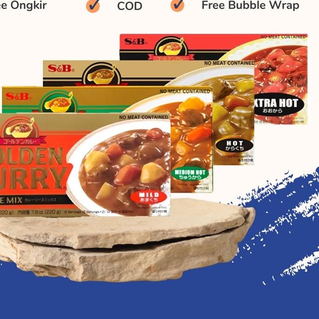 

➩ Golden Curry S&B Kare Jepang 220gr ☀