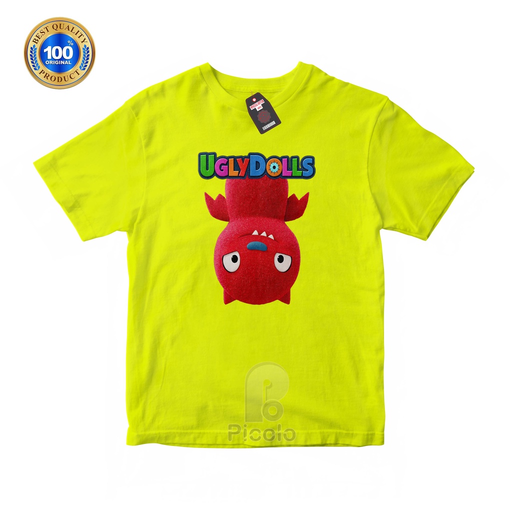 (FREE NAMA) BAJU KAOS ATASAN ANAK MOTIF UGLY DOLLS UNISEX Bahan COTTUN