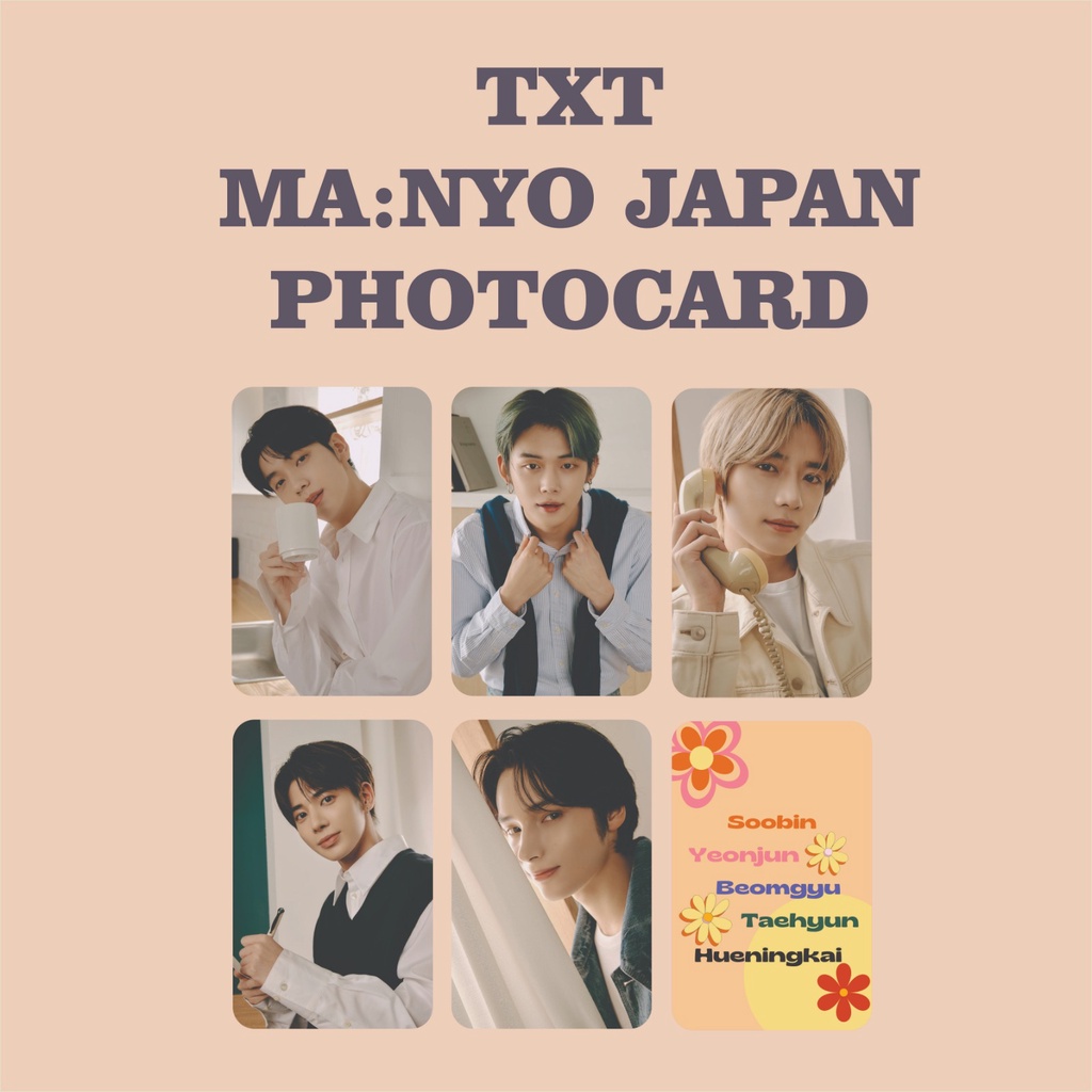 PHOTOCARD TXT MANYO JAPAN