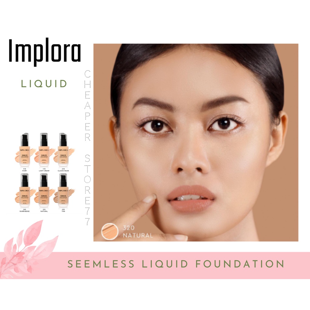 IMPLORA - SEEMLESS LIQUID FOUNDATION 33 ML