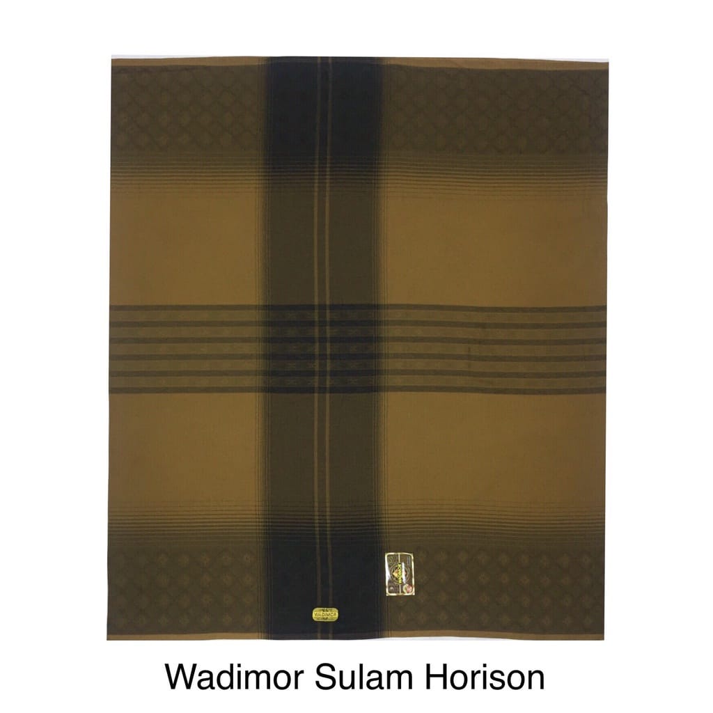 Sarung Wadimor Sulam Motif Horizon Garis / Kotak Sarung Tenun Dewasa