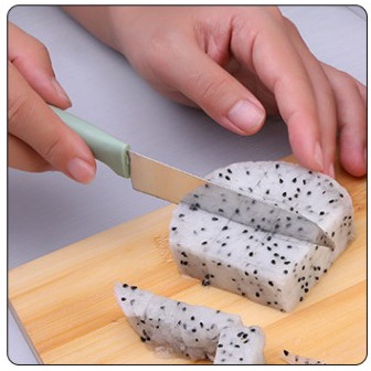 ❤ IJN ❤ Pisau Dapur Kupas Buah Sayur Potong Tajam Stainless Steel Serbaguna Anti Karat Warna Warni