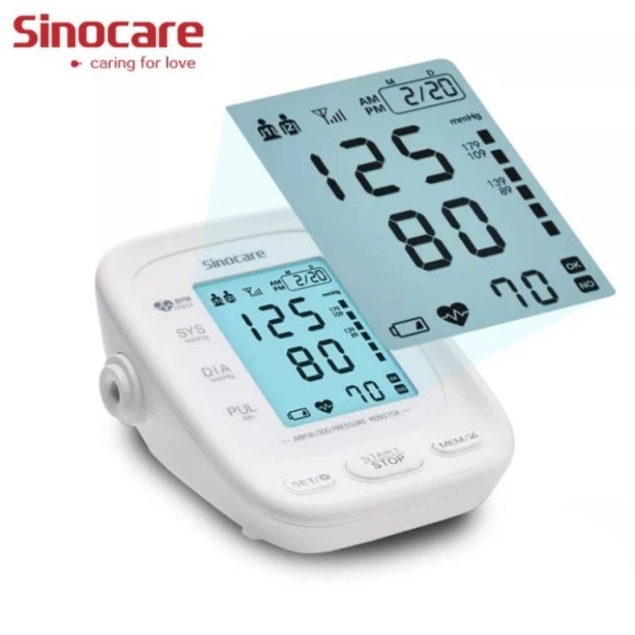 TENSIMETER SINOCARE AES-U11 DIGITAL  ALAT CEK TEKANAN DARAH OTOMATIS AES-U11 - SINOCARE