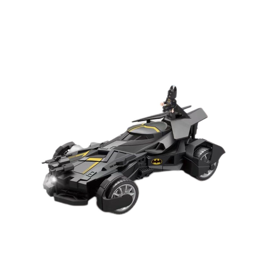 Mobil Remote Control Batmobile Smoke Spray 1:20 Baterai Charge dan ada Lampu