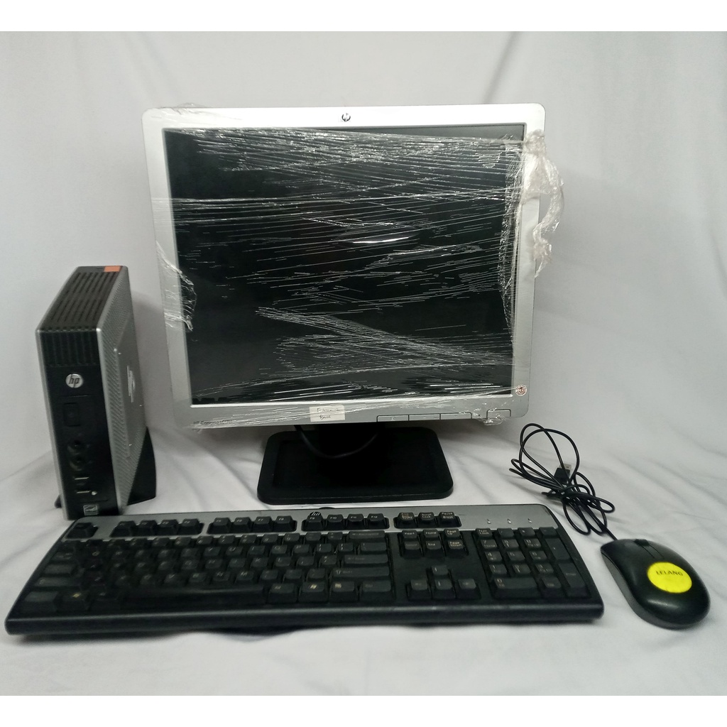 PAKET PC MINI T510 PLUS MONITOR 15 INCH RAM 4 GB  HDD 160 GB KEYBOARD MOUSE WIRELESS