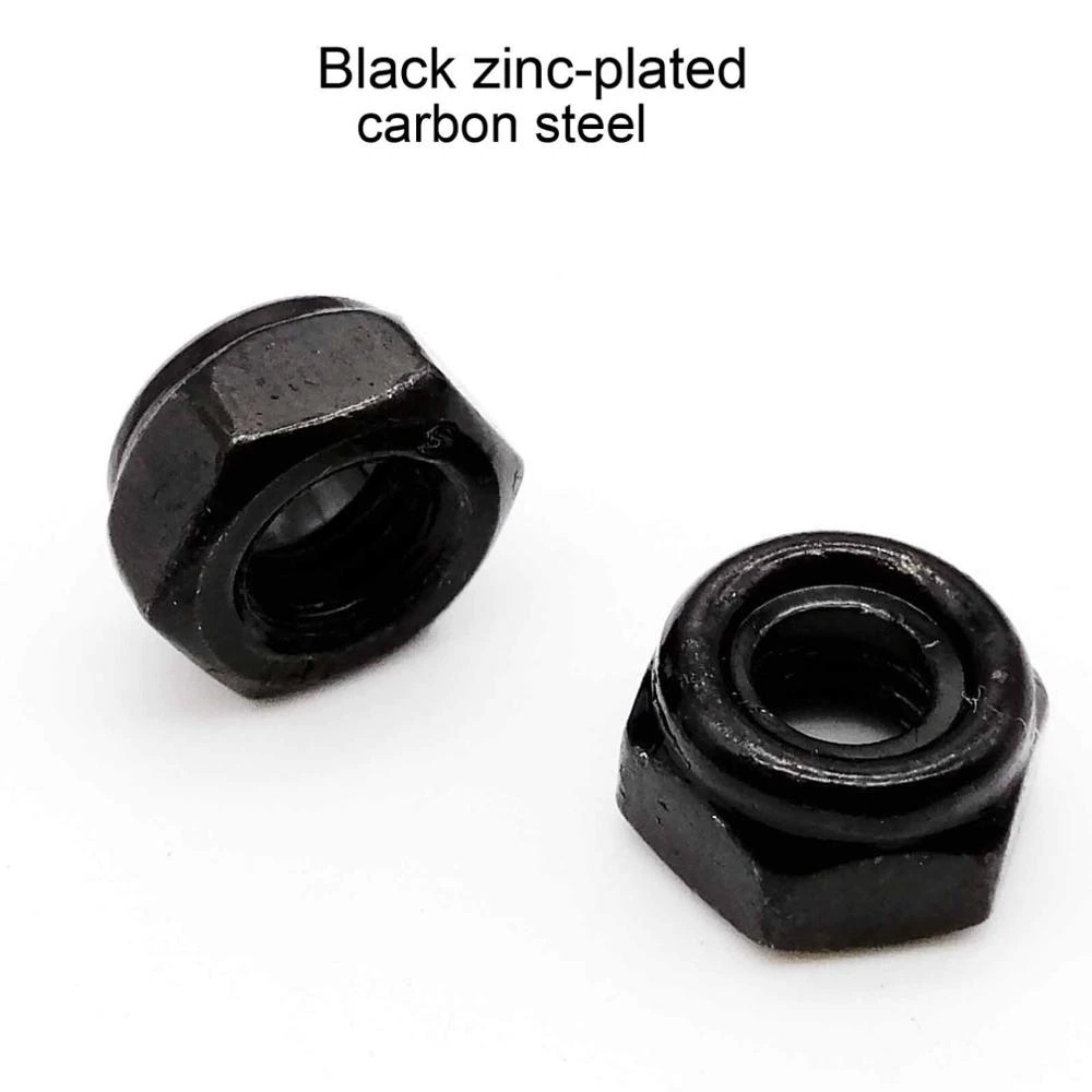 Mur Self Locking Hex Insert Lock Nut M3 25 PCS - SSM3 - Black