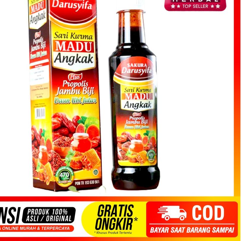 

✈ Sari Kurma Angkak SAKURA Darusyifa 470 ml Original ◘