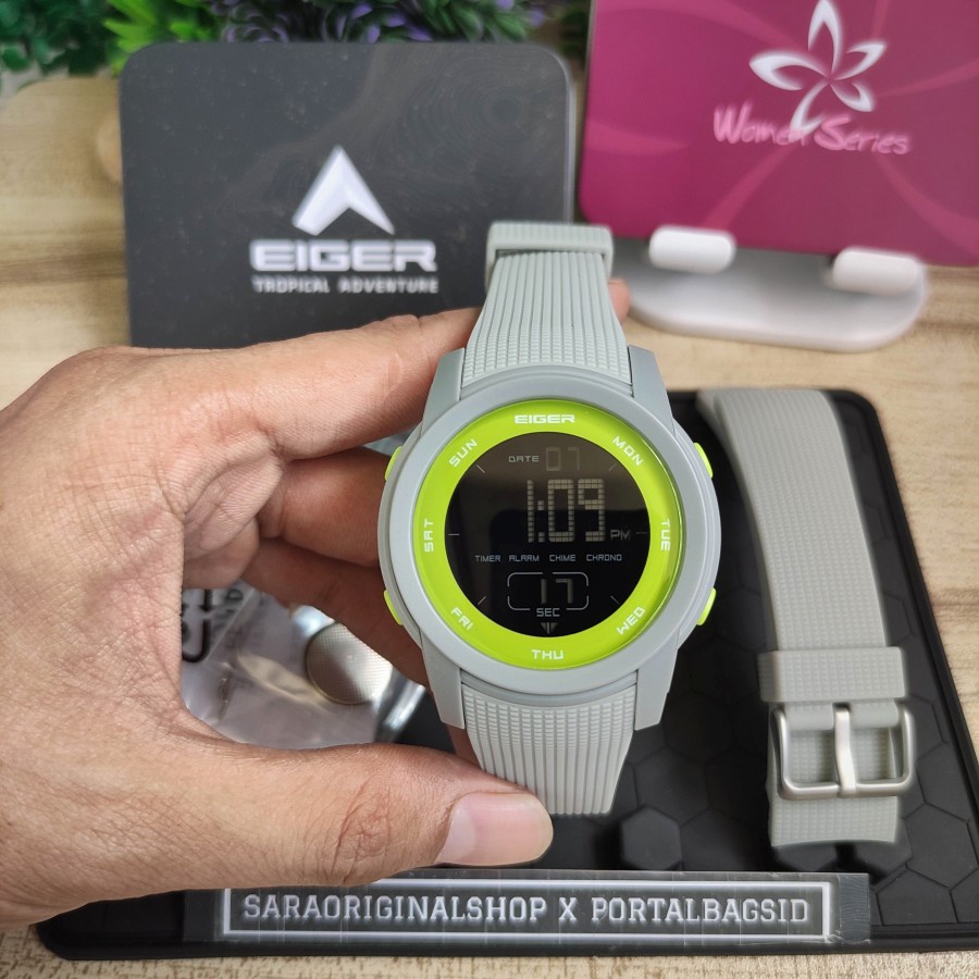 EIGER1989 JAM TANGAN DIGITA WOMEN SERIES SNEFFELS WATCH