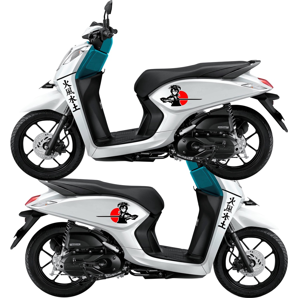 STICKER/CUTTING/SC.167/STIKER MOTOR/STIKER ANIME KARTUN/STRIPING MOTOR/STIKER SAMURAI/DECAL/DECAL SI